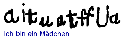 Ich bin ein Mädchen